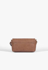 BOLSA TIRACOLO PEQUENA DARYA MARROM S 50010 0885 0002 SCHUTZ